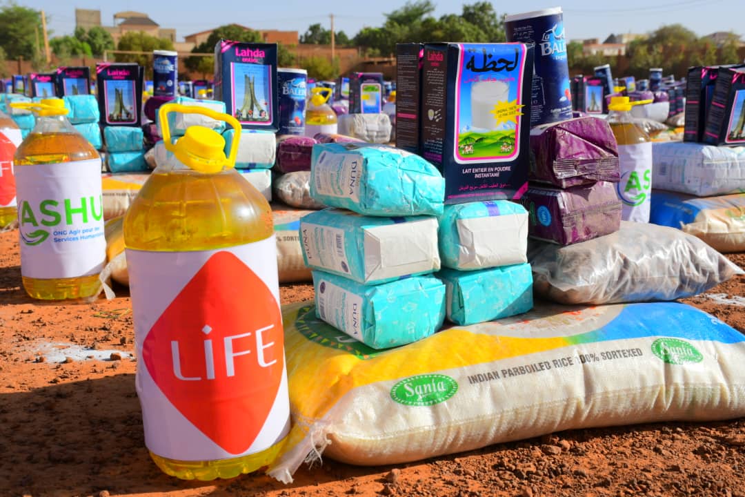 Distribution de 508 colis alimentaires au Niger.