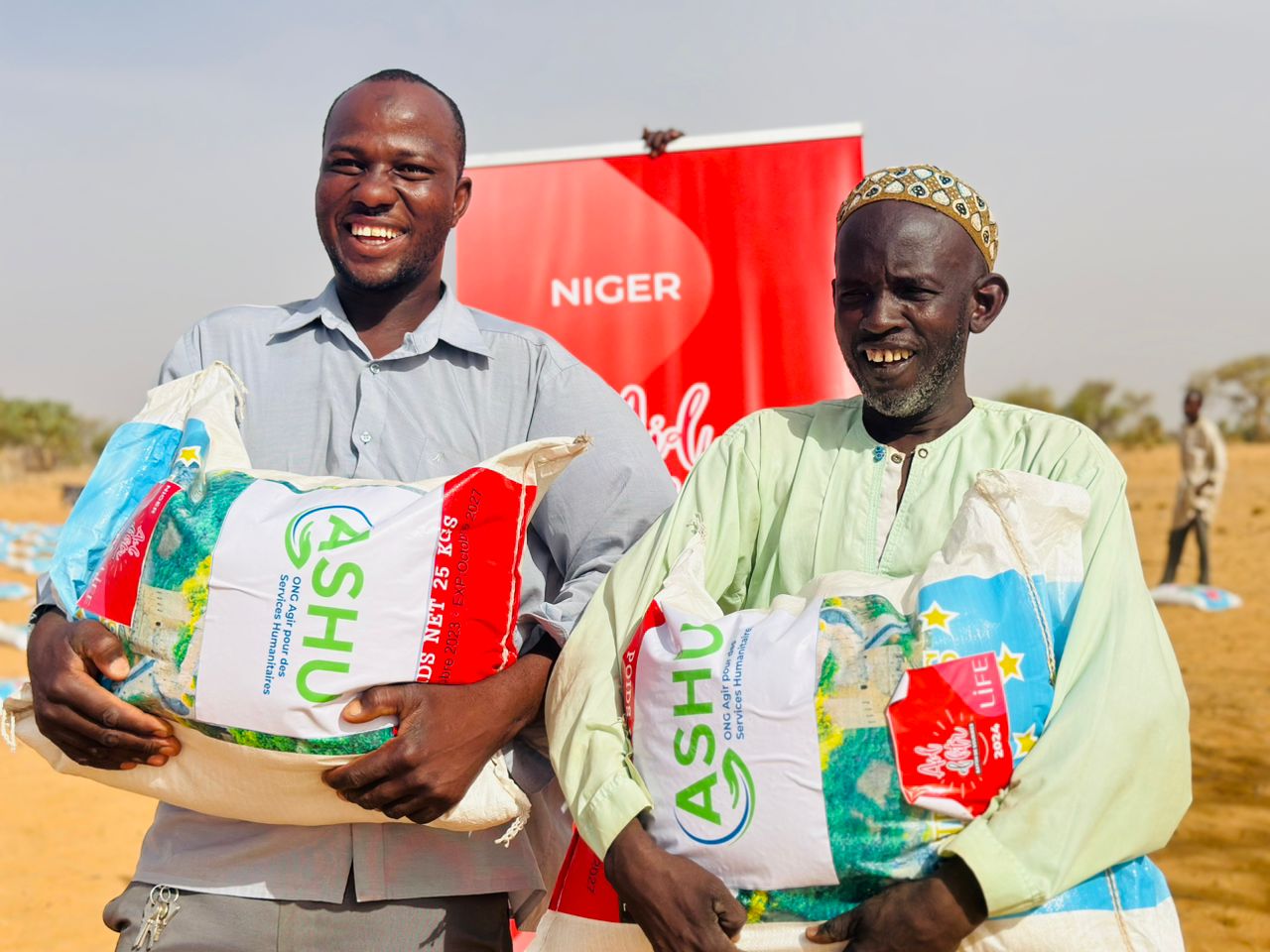 Distribution de 2595 colis alimentaires à Niamey et dans la localité de Guilaré peul dans la région de Dosso.